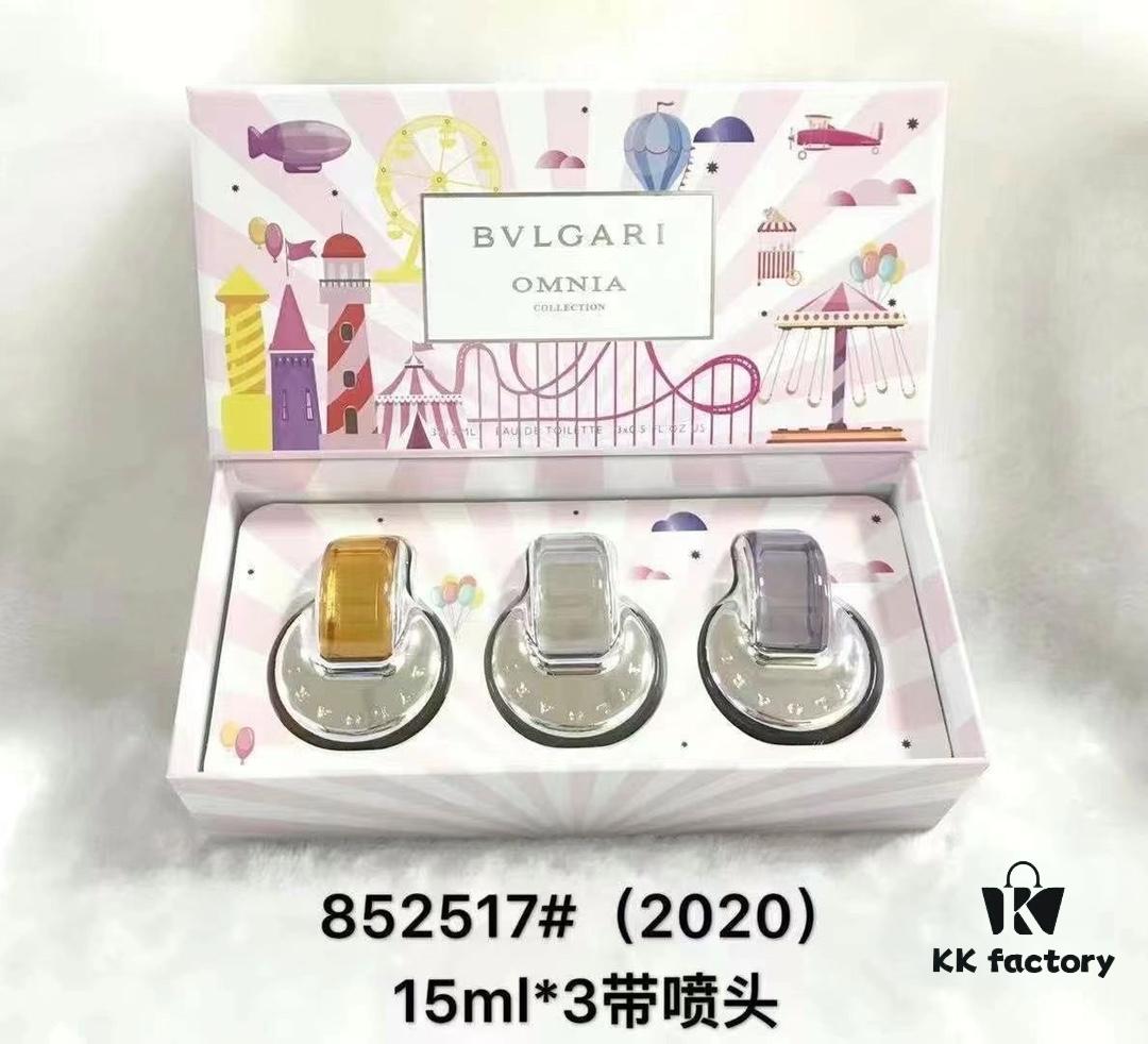 Bvlgari Wheel Perfume Travel Set Three-piece Set 15ML