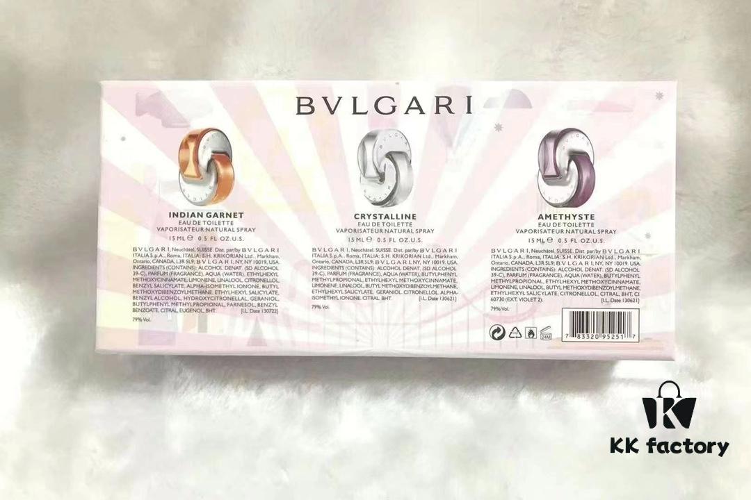 Bvlgari Wheel Perfume Travel Set Three-piece Set 15ML