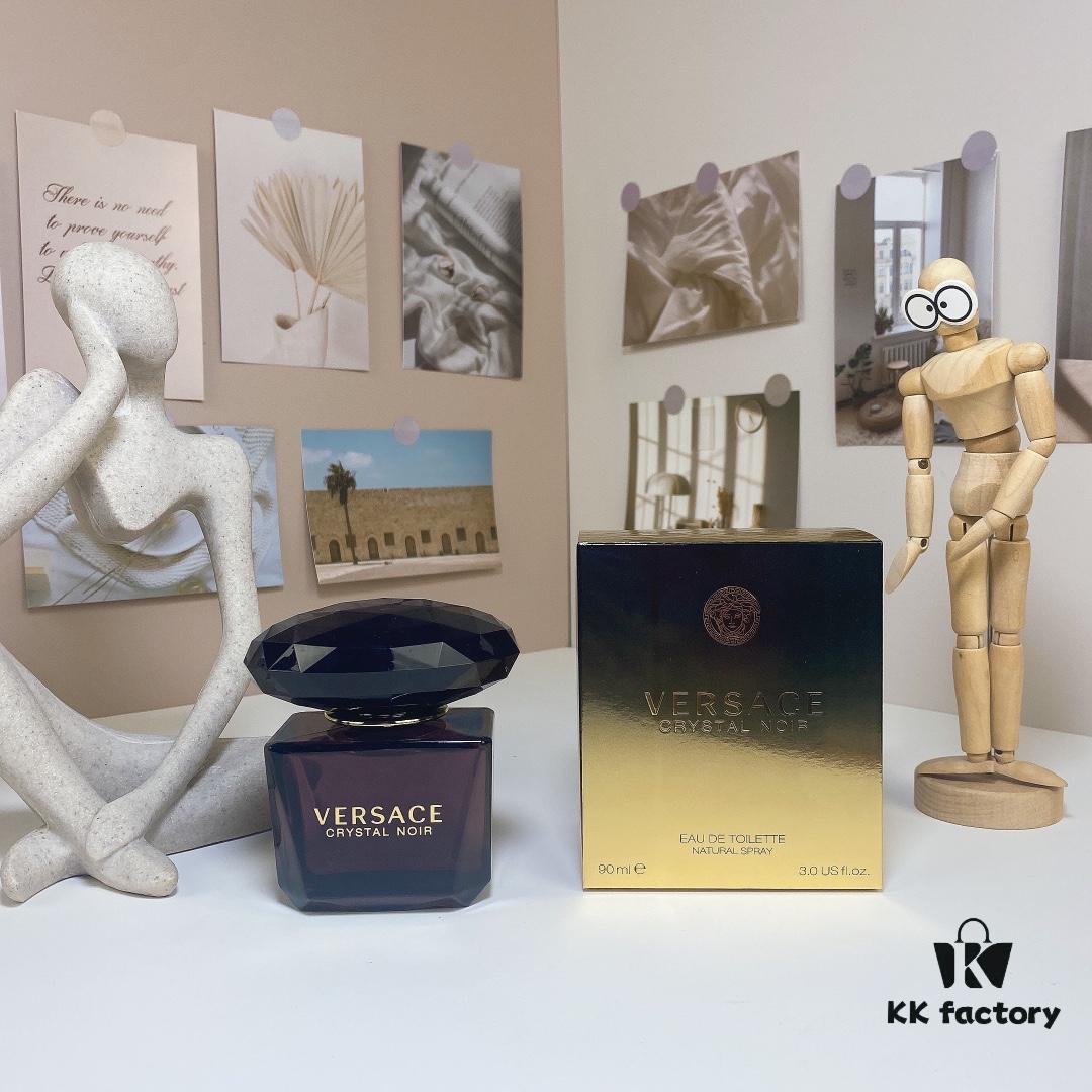 Free Shipping Versace Crystal Noir (Black Crystal) Eau de Toilette 90ml