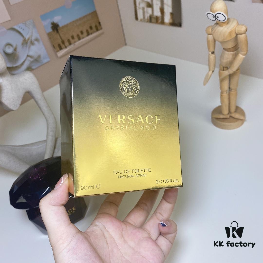 Free Shipping Versace Crystal Noir (Black Crystal) Eau de Toilette 90ml