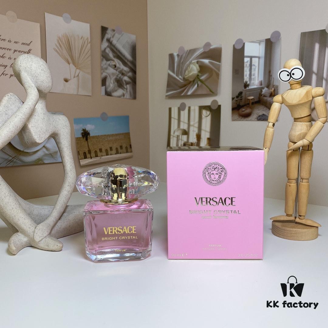 Free Shipping Versace Bright Crystal Elixir (Pink Crystal) Perfume for Women 90ml, 2024 Release