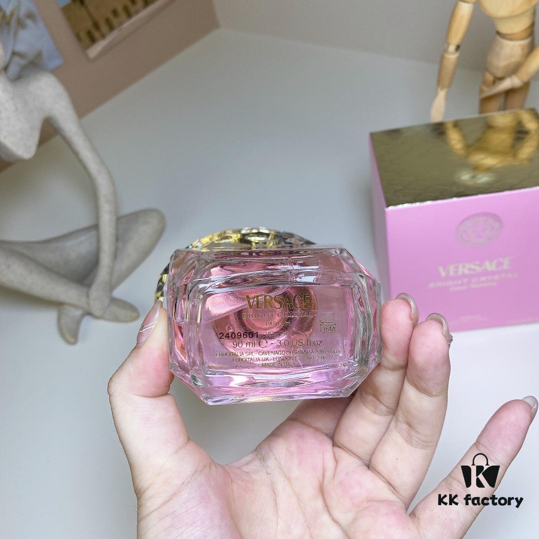 Free Shipping Versace Bright Crystal Elixir (Pink Crystal) Perfume for Women 90ml, 2024 Release