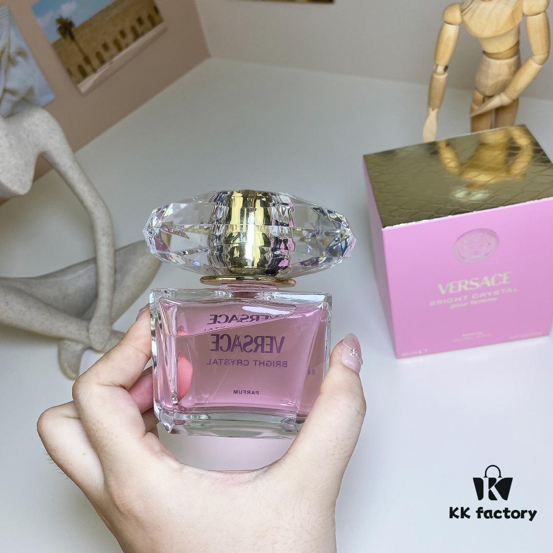 Free Shipping Versace Bright Crystal Elixir (Pink Crystal) Perfume for Women 90ml, 2024 Release