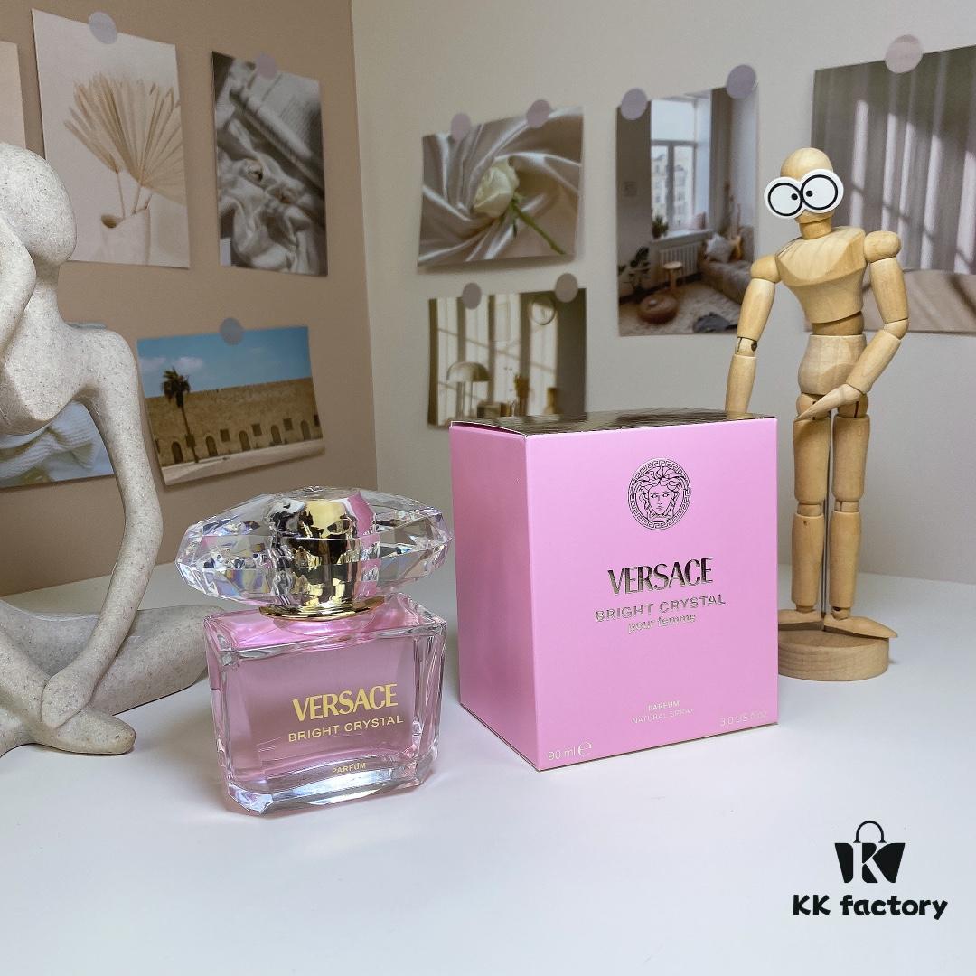 Free Shipping Versace Bright Crystal Elixir (Pink Crystal) Perfume for Women 90ml, 2024 Release