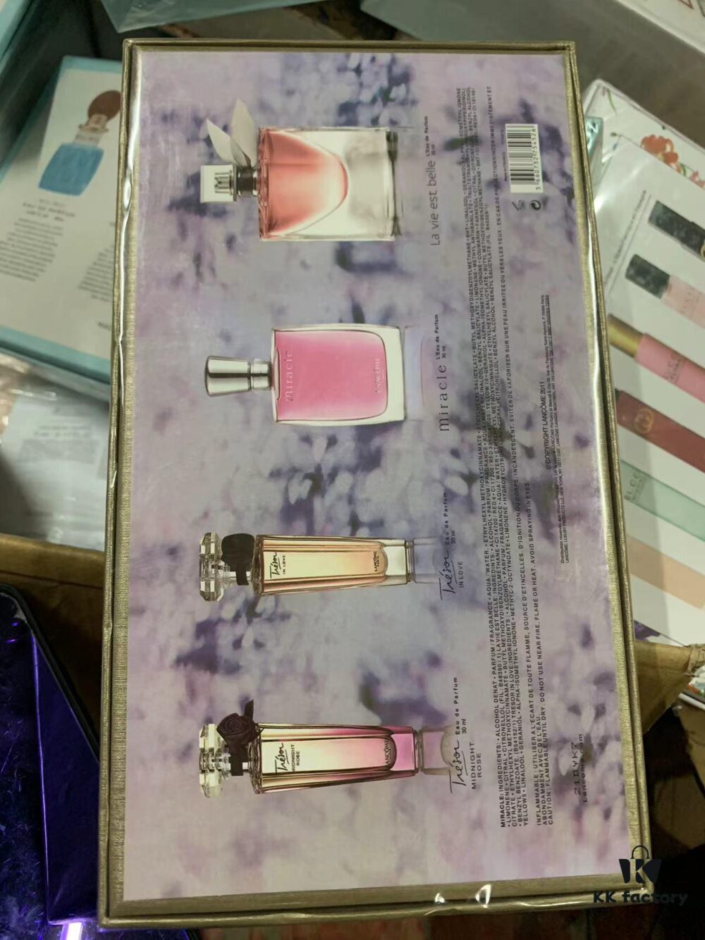 Lancôme Perfume Travel Set Limited Edition 4-Piece Set with Atomizers 4*30ml