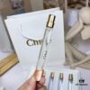 Chloé Nomade Perfume Set 5x10ml with Spray, Includes Pouch, Chinese Label, Gift Bag - Contents: Magnolia, Rose, Misty Jasmine, Cedarwood, Mimosa
