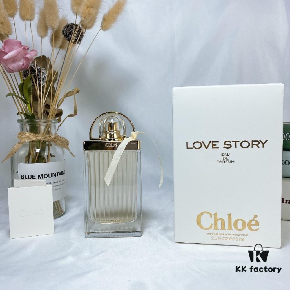 Chloe LOVE STORY Eau de Toilette for Women - Romantic Floral Fragrance with Yellow Ribbon Packaging