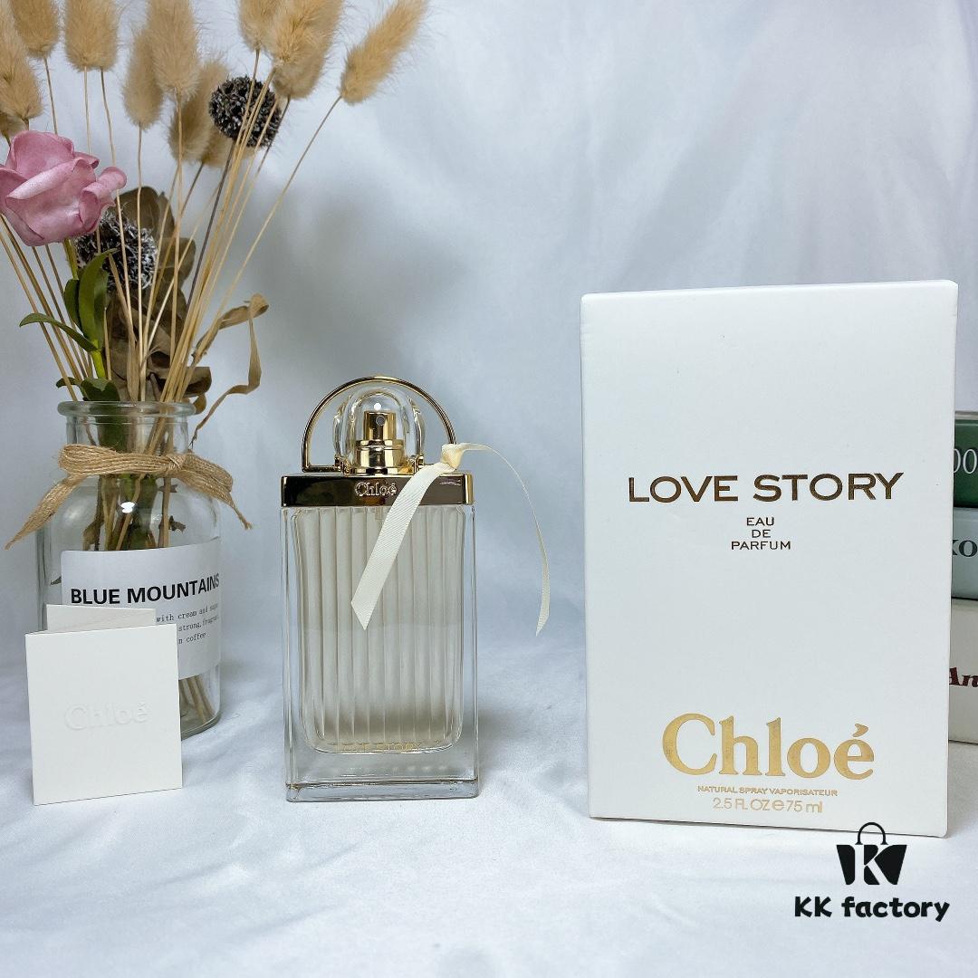 Chloe LOVE STORY Eau de Toilette for Women - Romantic Floral Fragrance with Yellow Ribbon Packaging