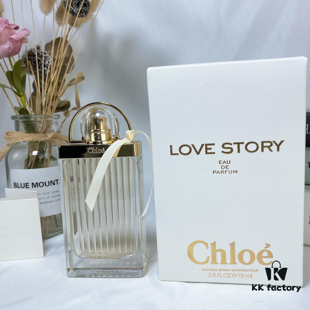 Chloe LOVE STORY Eau de Toilette for Women - Romantic Floral Fragrance with Yellow Ribbon Packaging
