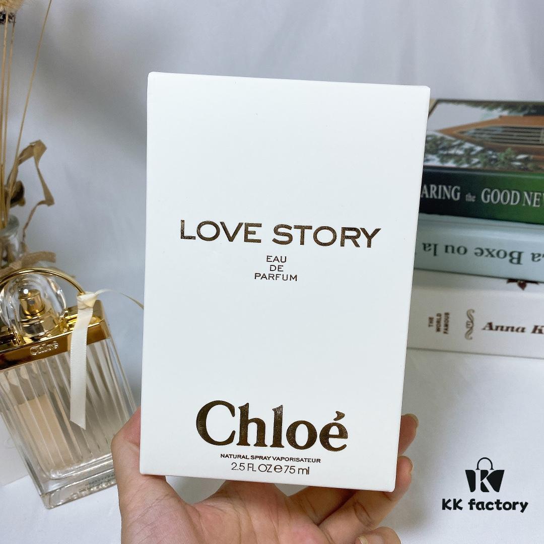 Chloe LOVE STORY Eau de Toilette for Women - Romantic Floral Fragrance with Yellow Ribbon Packaging