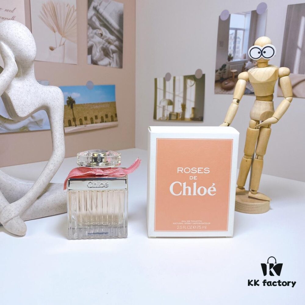 Chloe Pink Ribbon Elegance Rose Fragrance for Women, Romantic and Charming 75ml