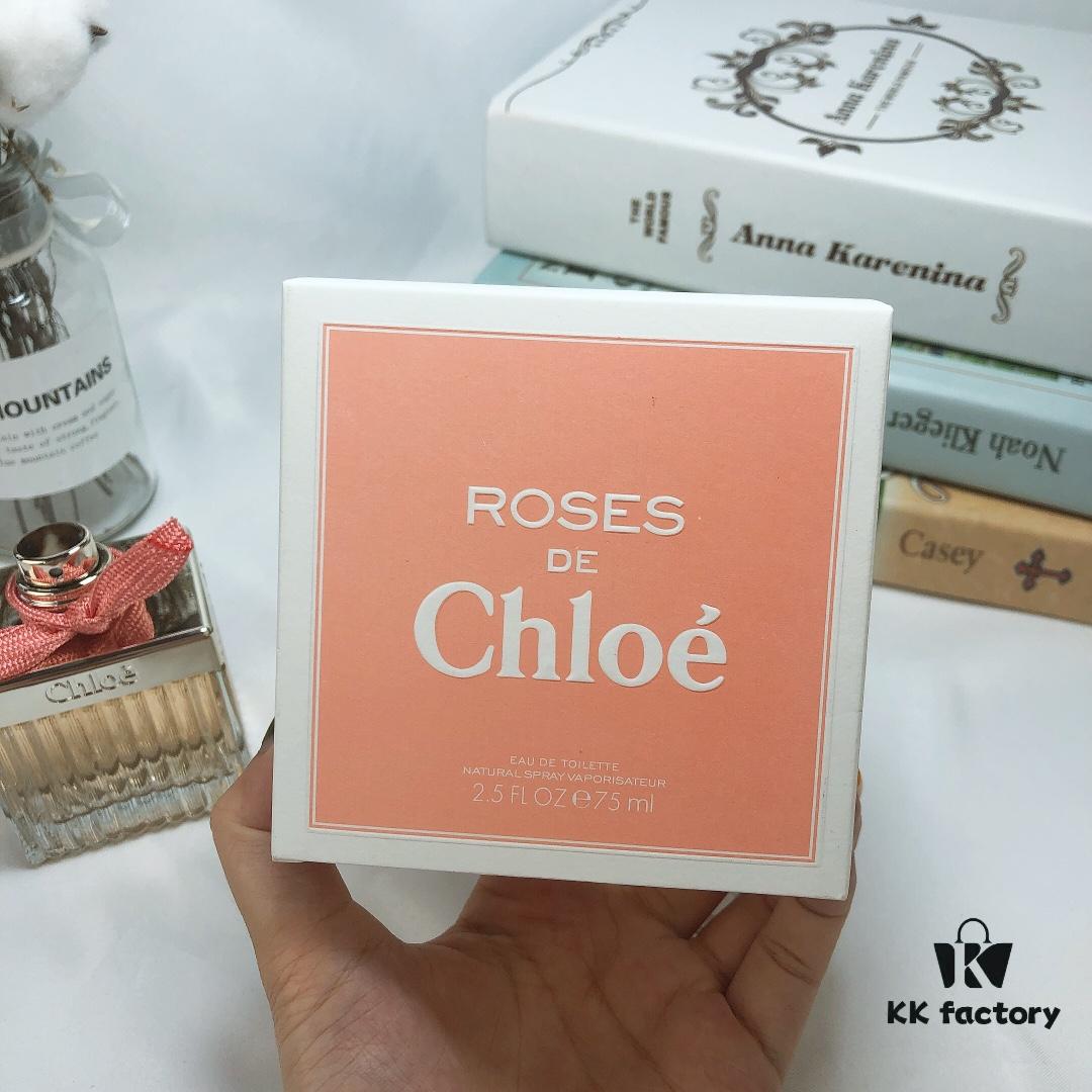 Chloe Pink Ribbon Elegant Rose Eau de Toilette for Women, 75ml