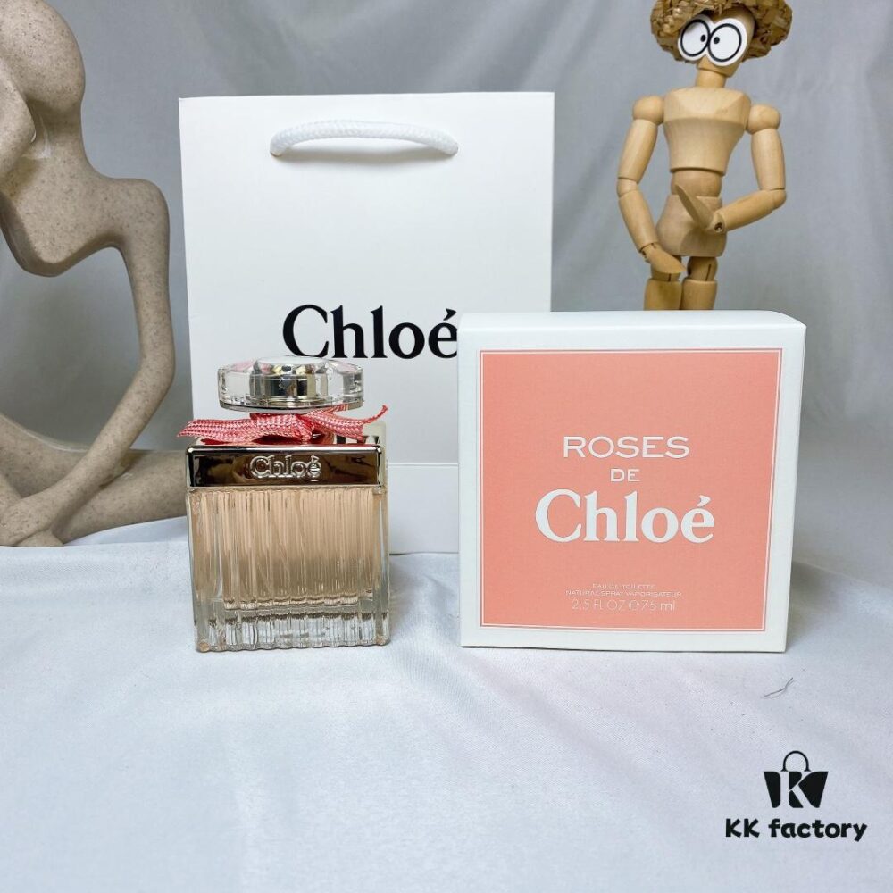 Chloe Pink Ribbon Elegance Rose Fragrance for Women, Romantic and Charming 75ml