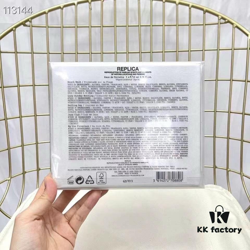 Maison Margiela Replica Perfume Sample Set: 5-piece 7ml, 5-piece 10ml, or 10-piece 1.5ml