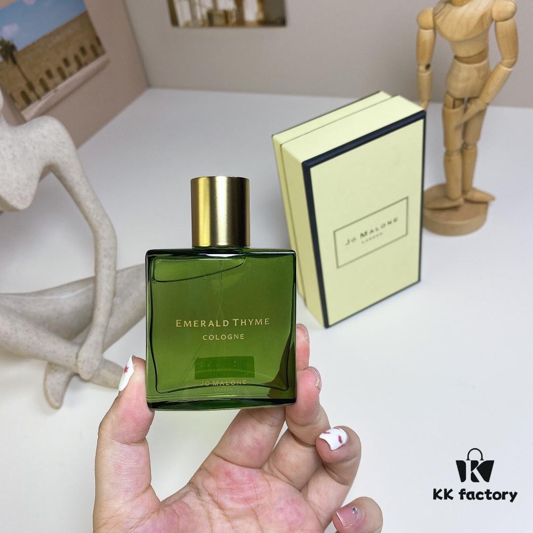 Jo Malone Emerald Thyme Cologne 30ml, Unisex Aromatic Fragrance - Top Notes: Lemon Eucalyptus; Heart Notes: Thyme, Rosemary; Base Notes: Oakmoss, Geranium