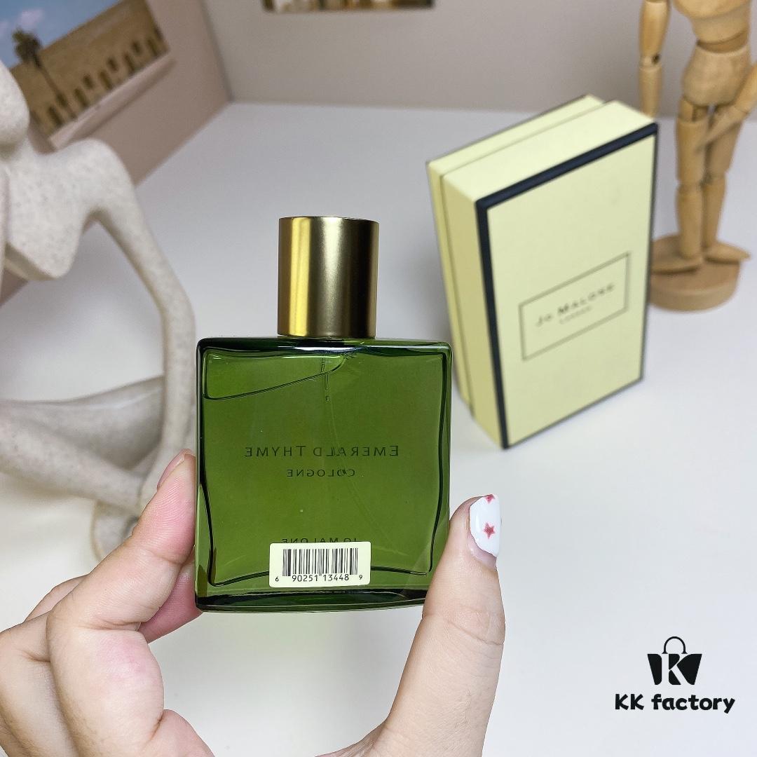 Jo Malone Emerald Thyme Cologne 30ml, Unisex Aromatic Fragrance - Top Notes: Lemon Eucalyptus; Heart Notes: Thyme, Rosemary; Base Notes: Oakmoss, Geranium