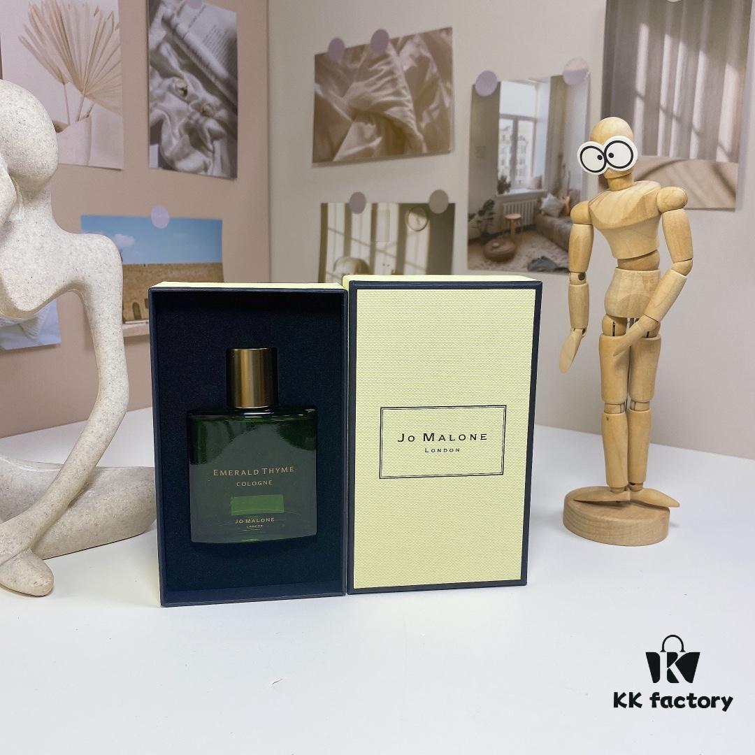Jo Malone Emerald Thyme Cologne 30ml, Unisex Aromatic Fragrance - Top Notes: Lemon Eucalyptus; Heart Notes: Thyme, Rosemary; Base Notes: Oakmoss, Geranium