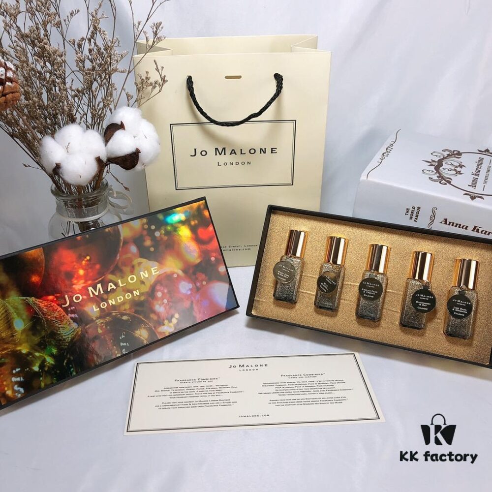 Jo Malone Counter New Christmas Edition Golden Set of 5 Fragrances 5×9ml