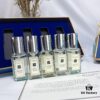 Jo Malone Counter Exclusive Christmas Blue 5-Piece Set, Mini 9ml Each with Atomizer,  ️ Authentic Hexagonal Sprayer, Scents: Lime, English Pear, Honeysuckle, Peony, Sea Salt