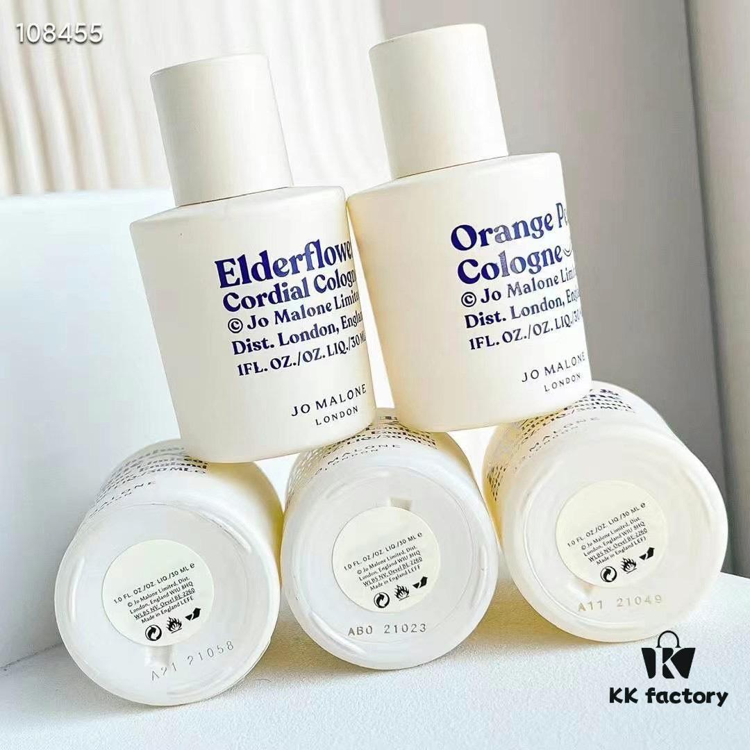 Jo Malone Jam Collection Perfume Set in Tin Box! 30ml × 5 with Sprayers. Includes: Elderflower, Blackberry & Bay, Red Rose, Rhubarb & Custard, Citrus Peel