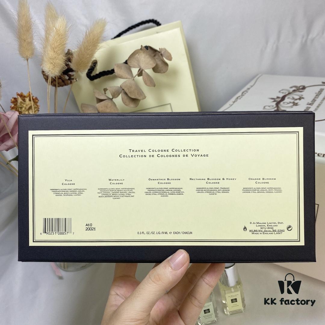 Jo Malone London The Blossoms Limited Edition Flowering Fragrance Compact Gift Set, Bloom Season Collection 5-Piece Perfume Set 5×9ml with Spray Nozzles