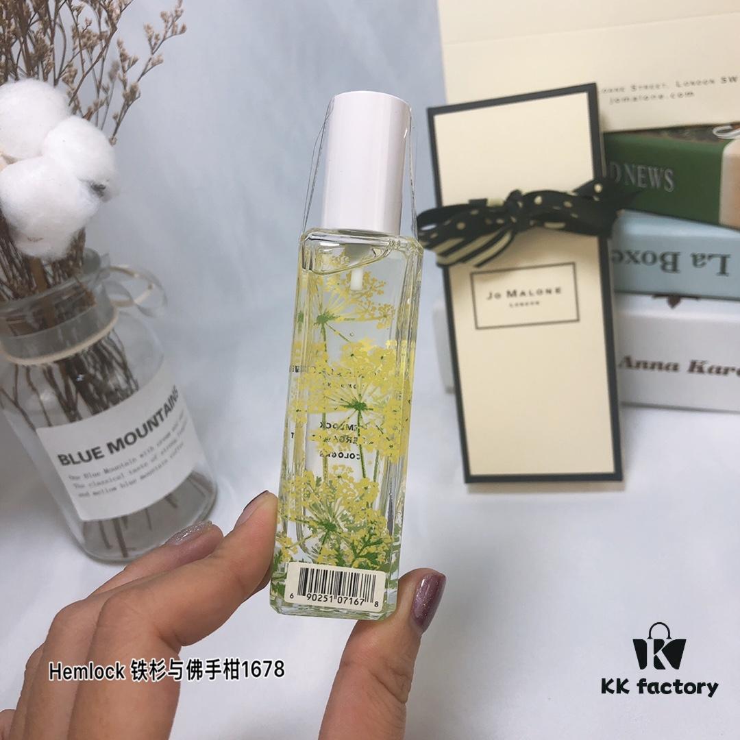 Jo Malone Counter Exclusive Wild Flowers & Weed Collection 2019 Limited Edition UK Floral Series 30ml, Refreshing and Bright Hemlock & Bergamot