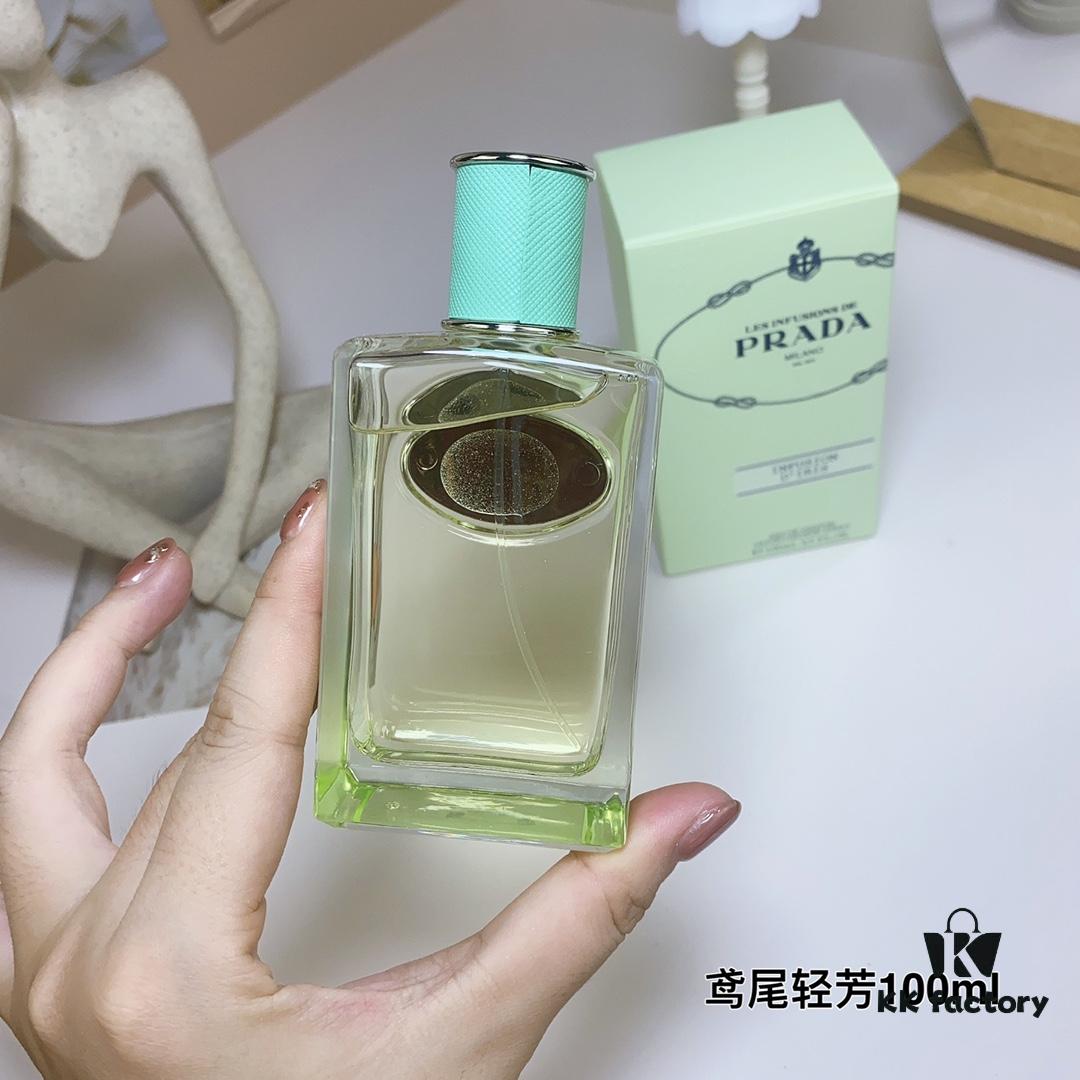 PRADA Les Infusions Iris Tendre Eau de Parfum - Woody Floral Fragrance, Long-Lasting, 100ml