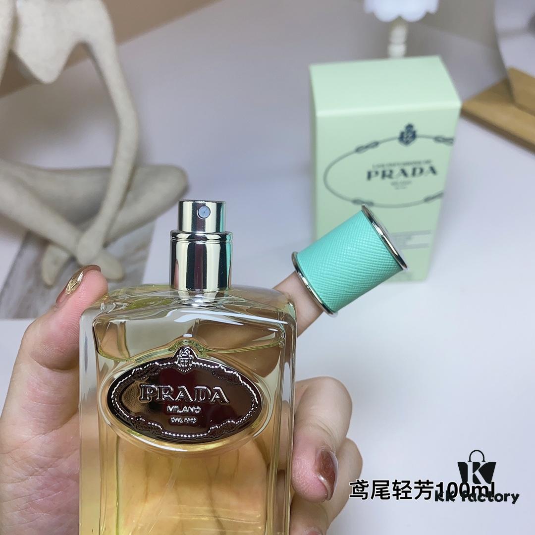 PRADA Les Infusions Iris Tendre Eau de Parfum - Woody Floral Fragrance, Long-Lasting, 100ml