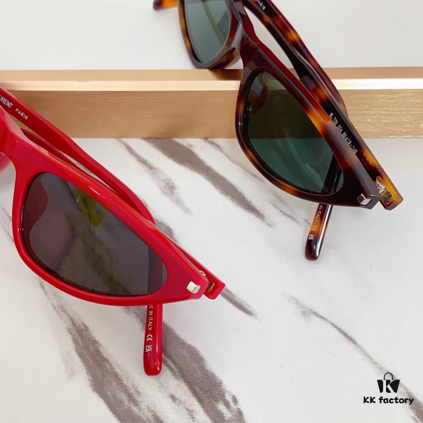 125 Saint* Corner Angle SL703 Sunglasses Size 55-19-145