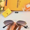 LV 2024 New Fashion Cat-Eye Sunglasses for Women, Stylish European and American Design, Cross-border Sunglasses