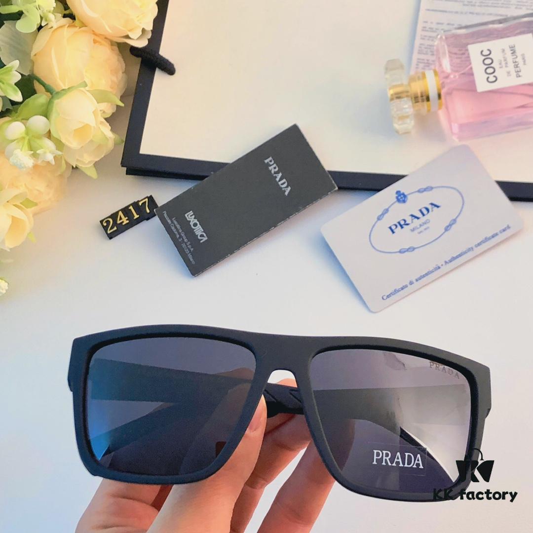 Prada New European and American Fashion Sports Cycling Driving Sunglasses for Men, Windproof Shades, Trendy Unisex Eyewear