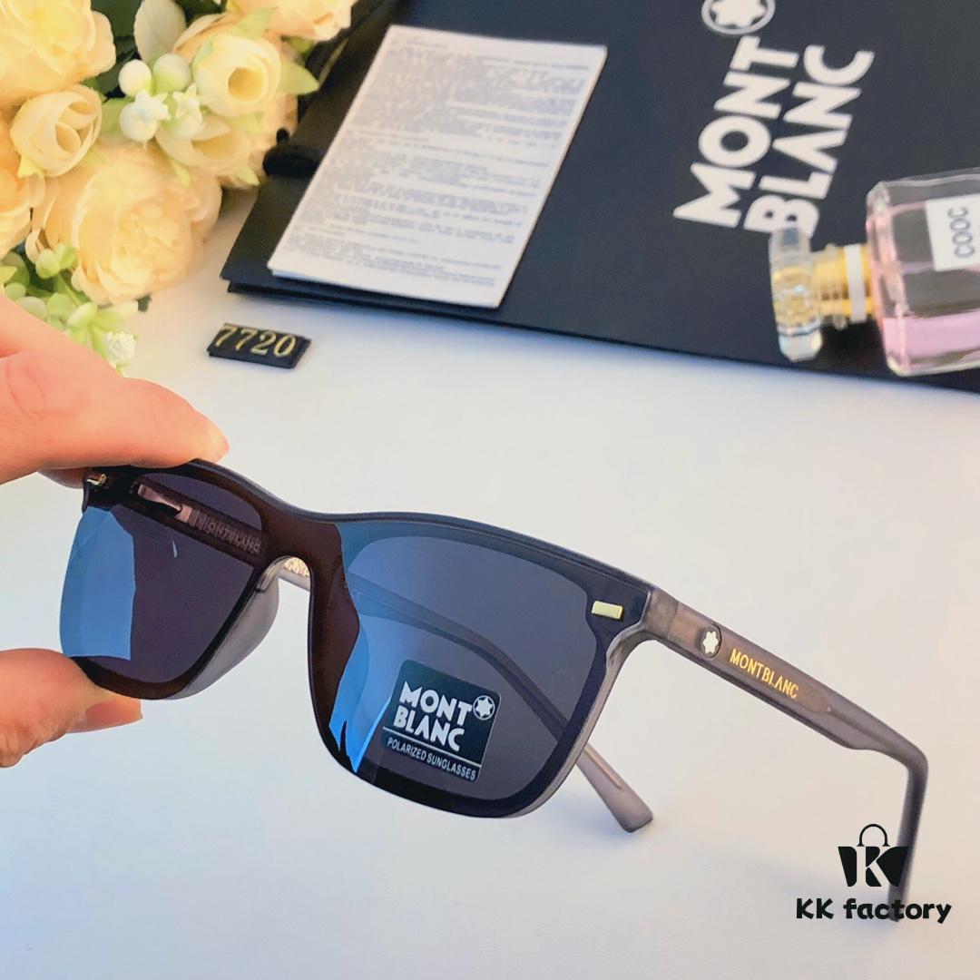 MB New Model European and American Style Polarized Sunglasses for Men, Fashionable One-Piece Sun Glasses