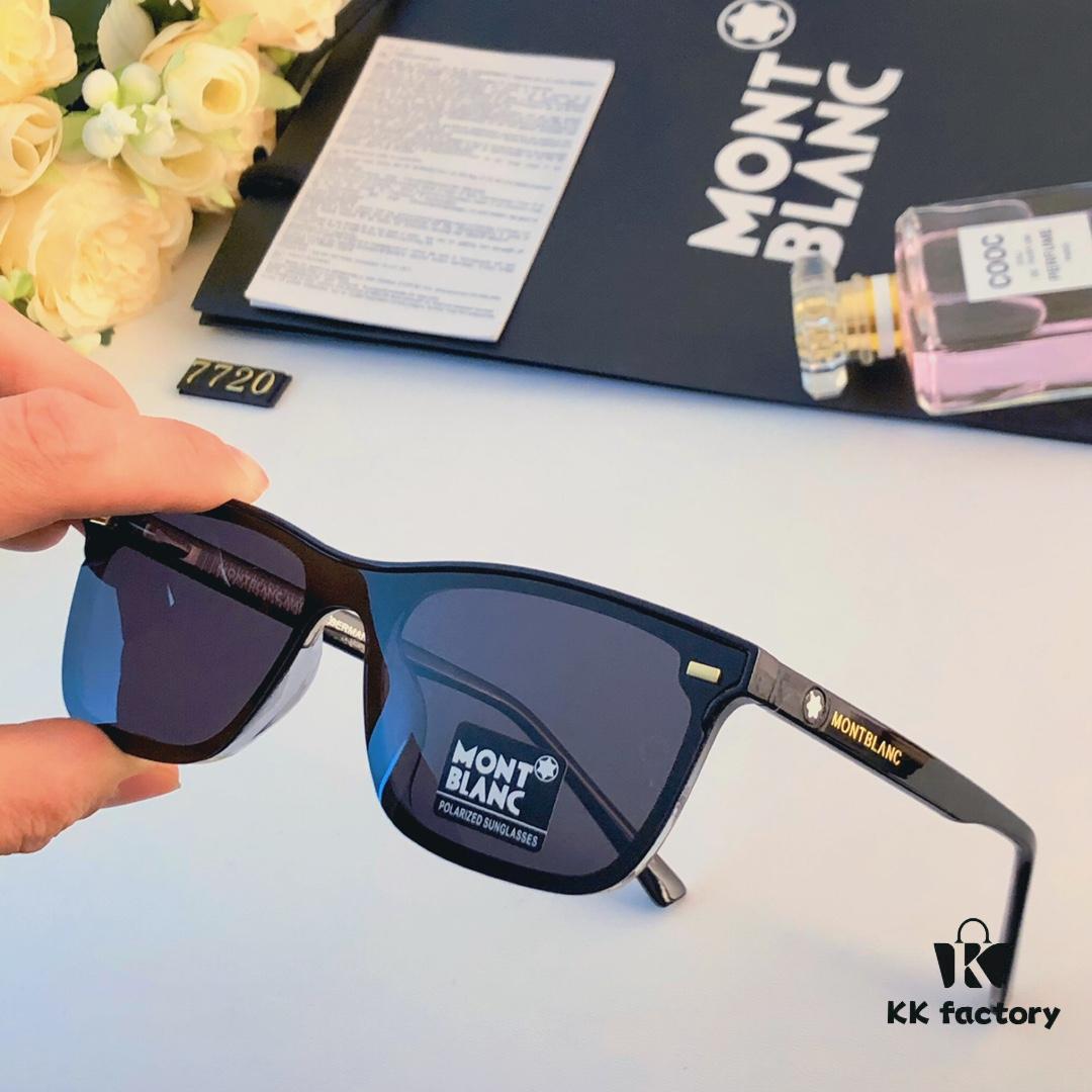 MB New Model European and American Style Polarized Sunglasses for Men, Fashionable One-Piece Sun Glasses