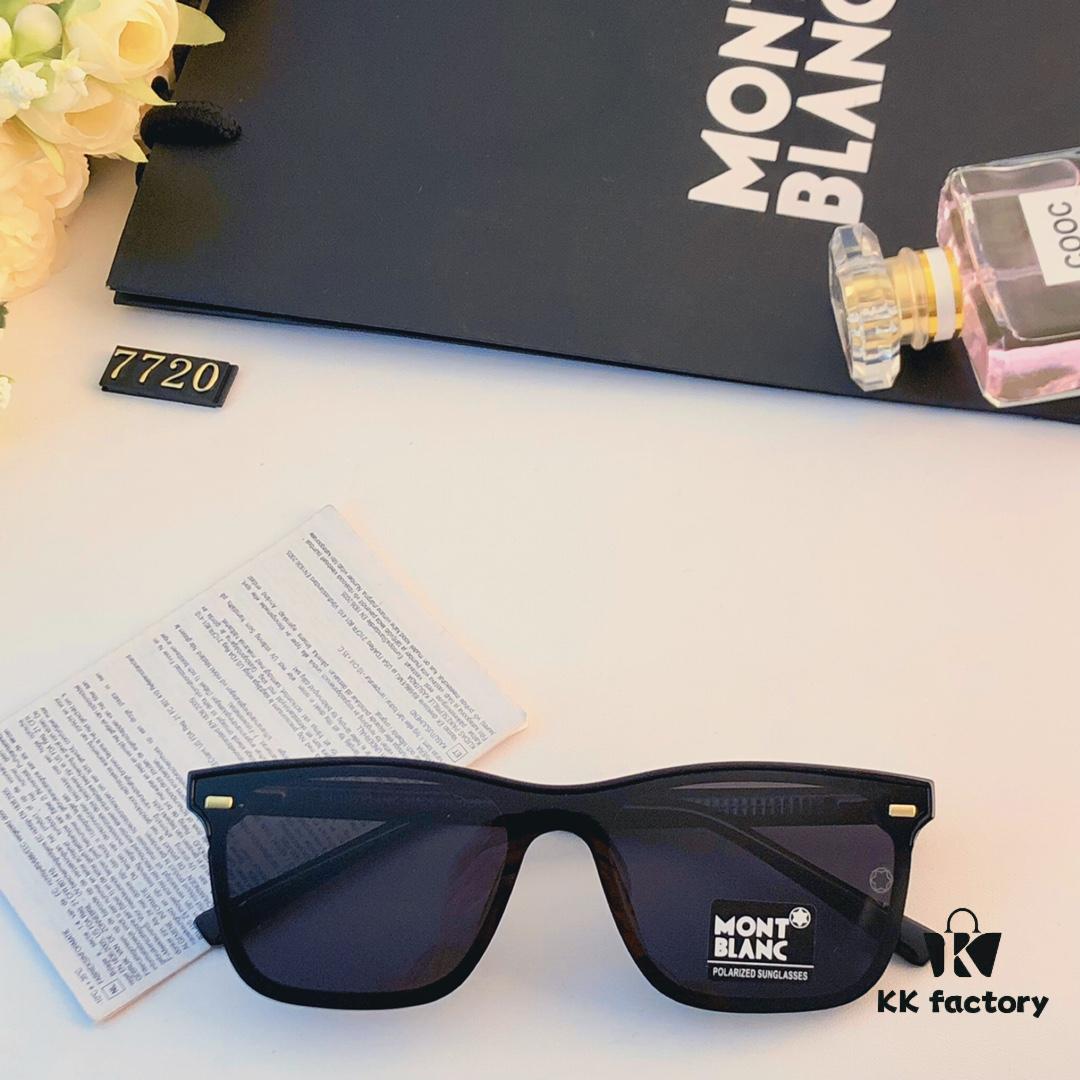 MB New Model European and American Style Polarized Sunglasses for Men, Fashionable One-Piece Sun Glasses