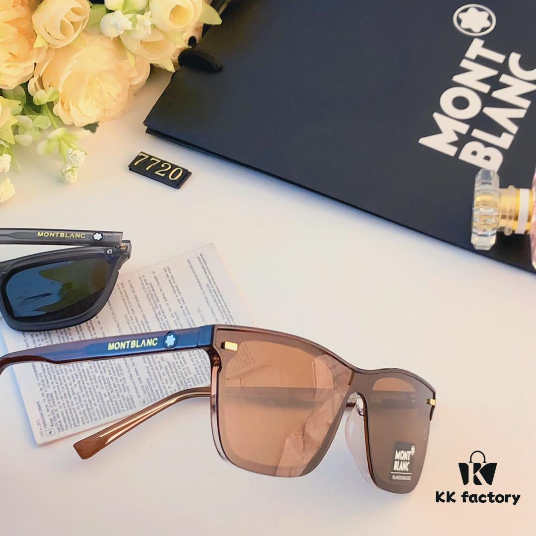 MB New Model European and American Style Polarized Sunglasses for Men, Fashionable One-Piece Sun Glasses