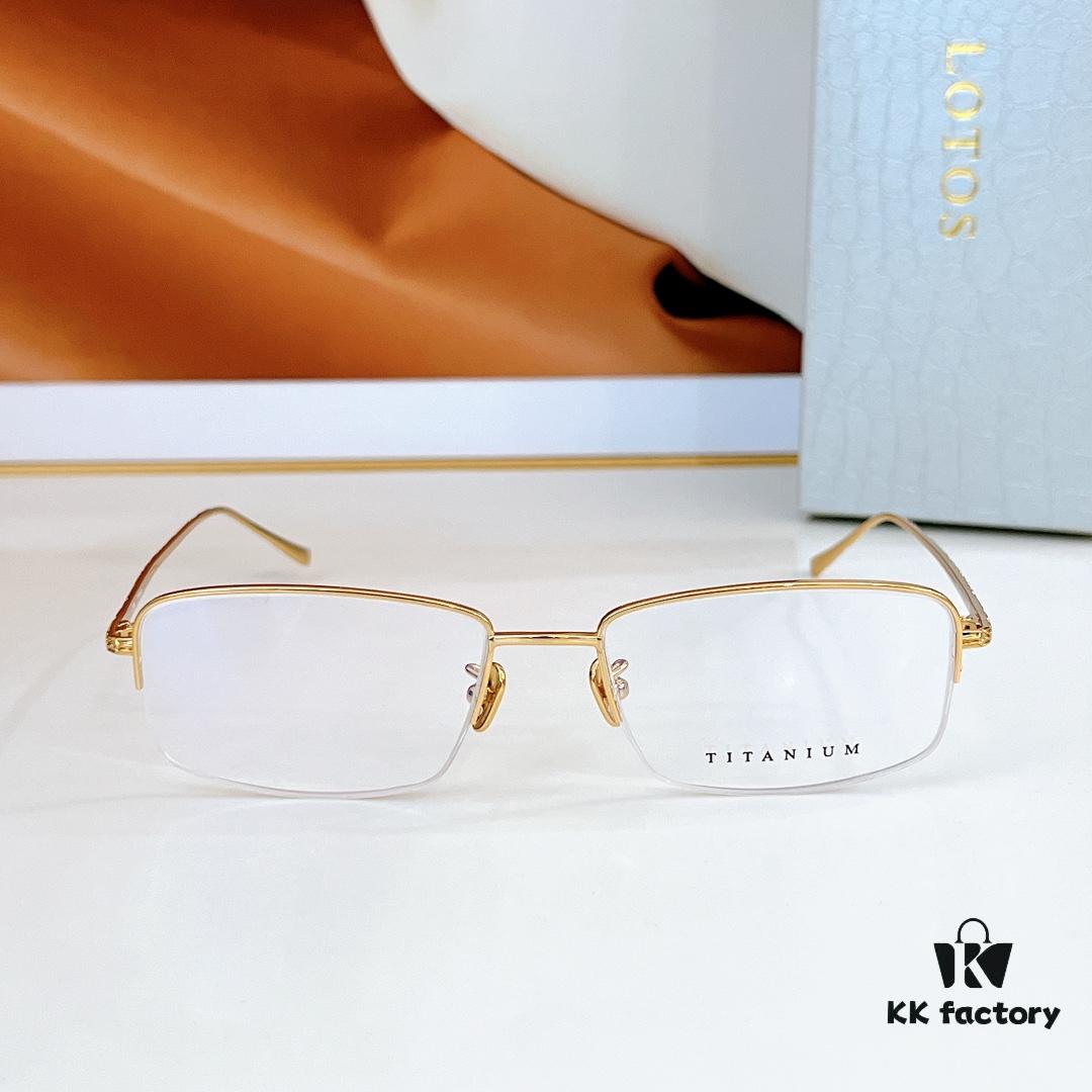 140 Lotus STO1102 Titanium Square Prescription Eyeglasses Size: 57-19-145