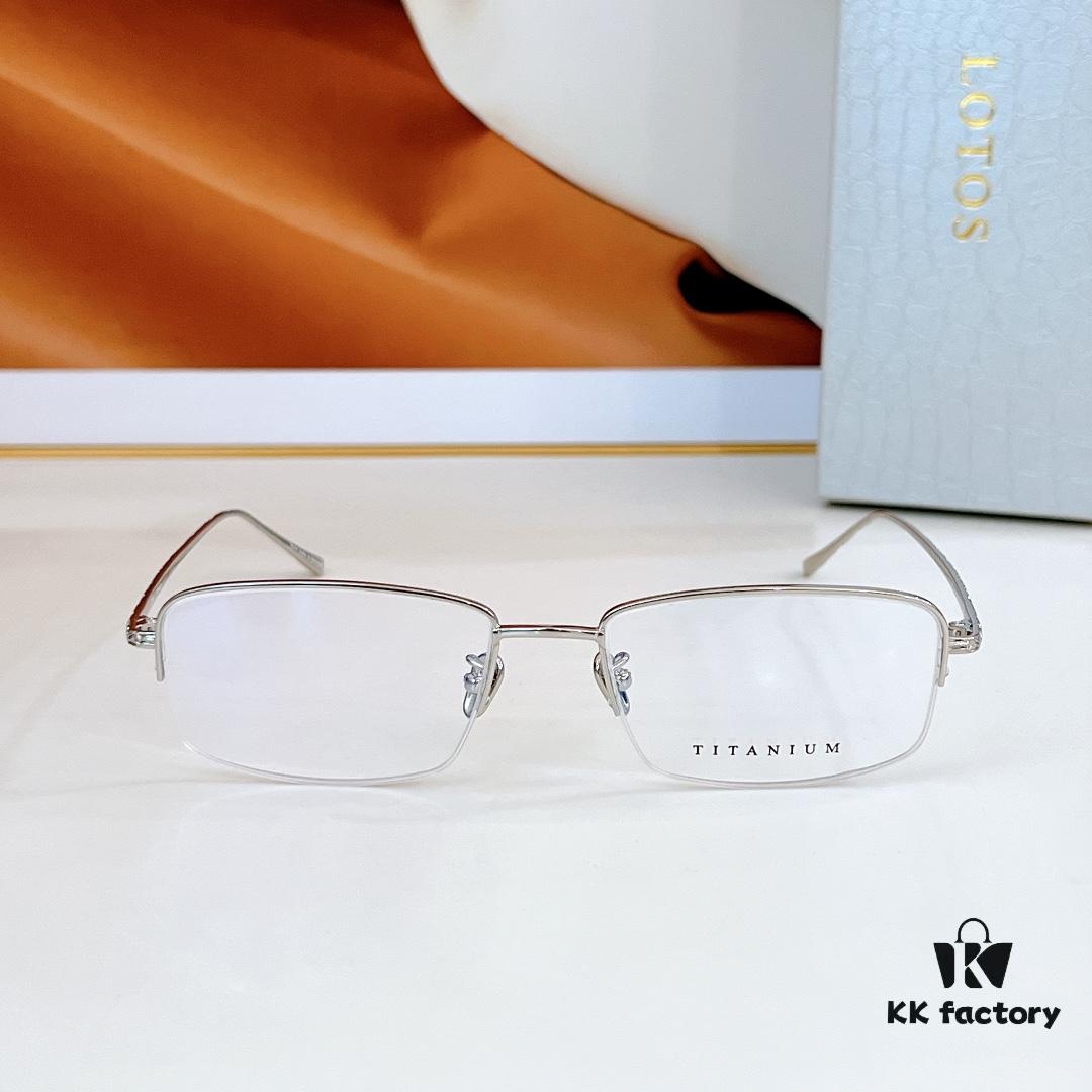 140 Lotus STO1102 Titanium Square Prescription Eyeglasses Size: 57-19-145