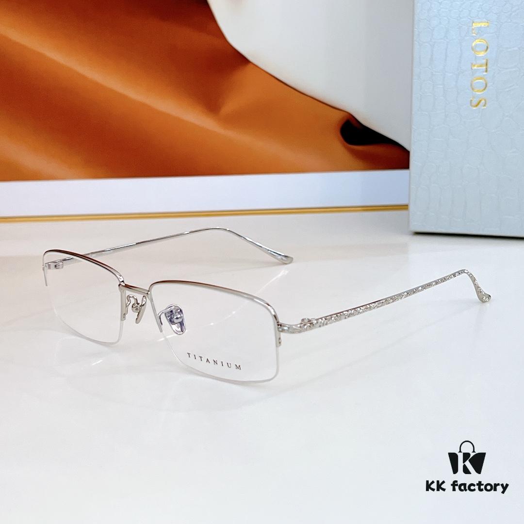 140 Lotus STO1102 Titanium Square Prescription Eyeglasses Size: 57-19-145