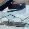 Ultra-light 100% Titanium TITANIUM New Model [MONT BLANC*] MONTBLANC MB0172OJ Round Frame Hexagonal White Star 🌟 Five-star Recommended Unisex Eyeglass Frame, Stylish Full-rim Optical Myopia Frame, High-end Quality! Size: 49□21-145 Eyeglasses Sunglasses