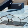 Ultra-light 100% Titanium TITANIUM New Model [MONT BLANC*] MONTBLANC MB0172OJ Round Frame Hexagonal White Star 🌟 Five-star Recommended Unisex Eyeglass Frame, Stylish Full-rim Optical Myopia Frame, High-end Quality! Size: 49□21-145 Eyeglasses Sunglasses