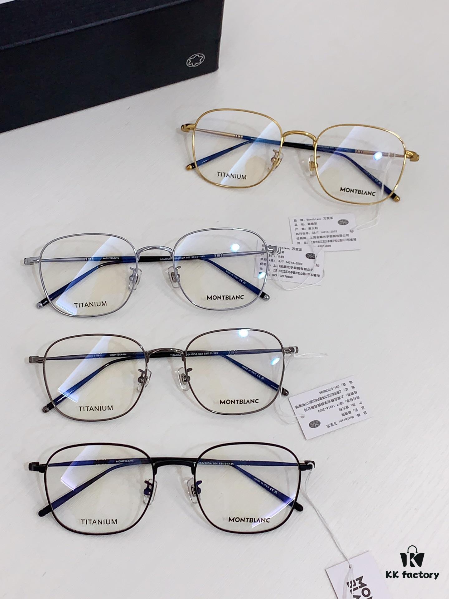 150 TITANIUM MONT BLAN* MODEL: MB0415OA SIZE: 53-21-145 Eyeglasses Sunglasses