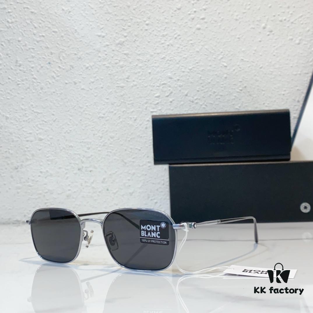 160 TITANIUM Titanium Frame MONT BLANC MODEL: MB0414OA SIZE: 56-17-145 Sunglasses