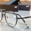 Ultra-light Pure Titanium TITANIUM New Model [MONT BLANC*] MONTBLANC MB0172OJ Round Frame Hexagonal White Star 🌟 Five-star Recommended, Unisex Eyeglass Frame, Stylish Full-rim Optical Myopia Frame, High-end Quality! Size: 49-21-145 Glasses Sunglasses