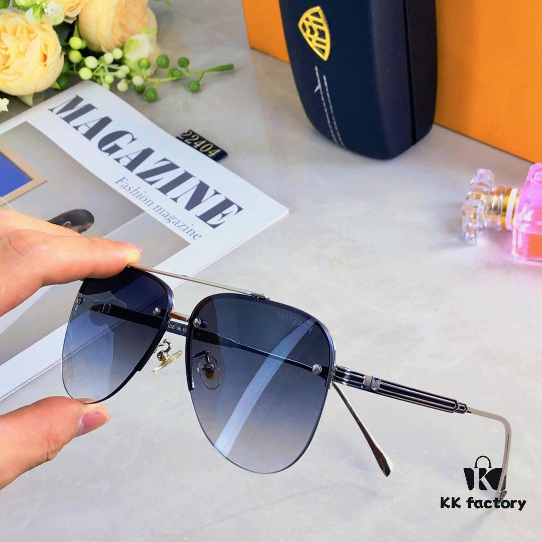 Maybac* Stylish Pilot Sunglasses for Men, Cool Aviator Sun Glasses for Driving, UV Protection Frog-eye Sunglasses, High-Quality Summer Eyewear