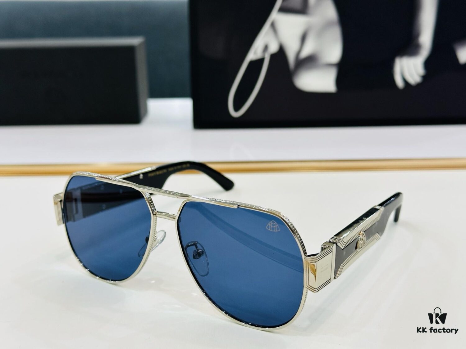 High-Quality MAYBACH A12 Sunglasses, Exquisite Craftsmanship, Premium Feel, Size 60-13-145