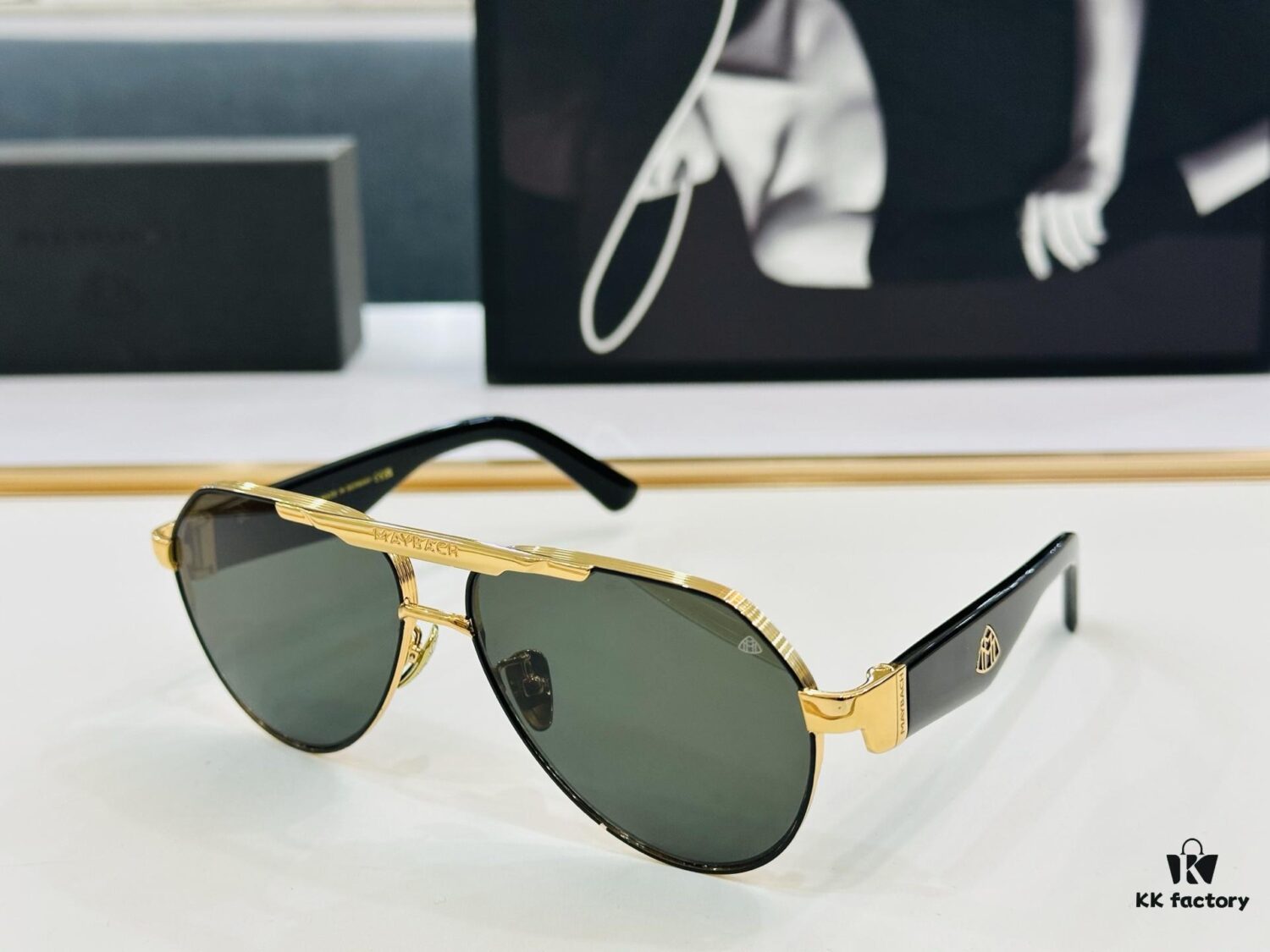 High-Quality MAYBACH Z113 Sunglasses, Exquisite Craftsmanship, Premium Feel, Size: 61-14-142