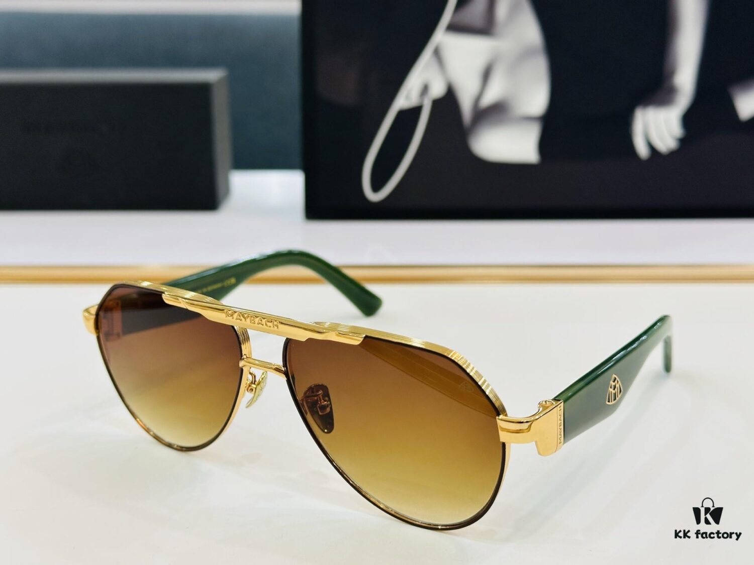 High-Quality MAYBACH Z113 Sunglasses, Exquisite Craftsmanship, Premium Feel, Size: 61-14-142