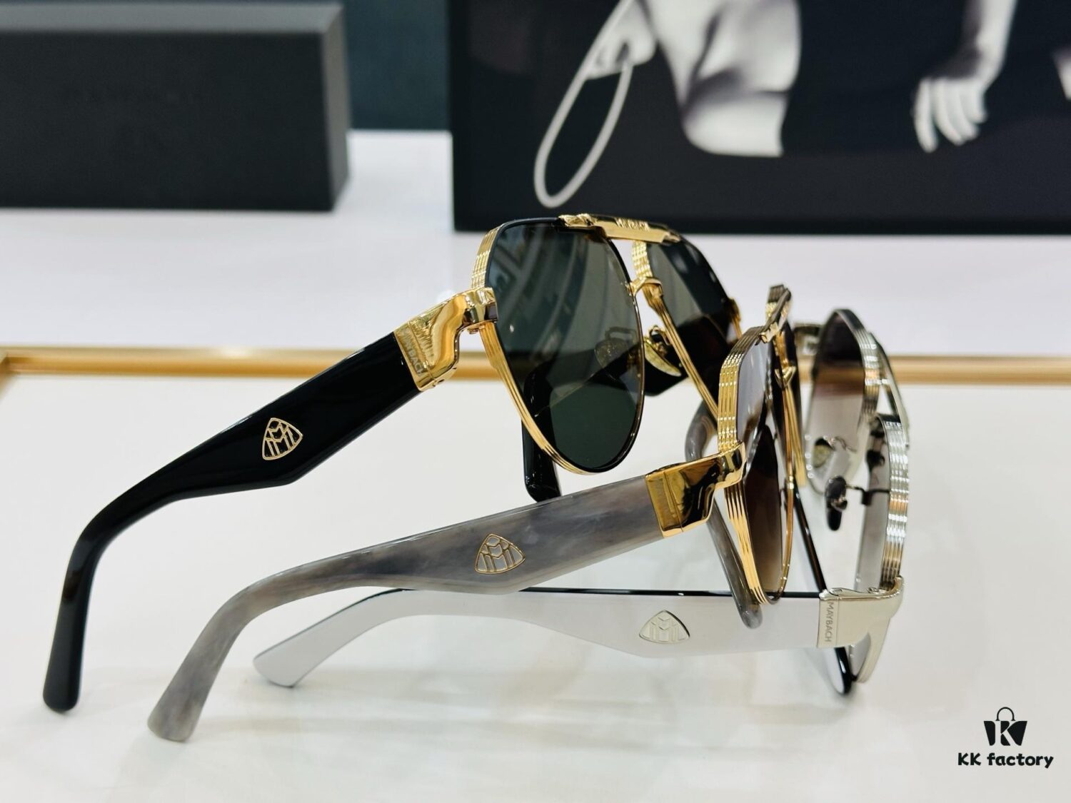 High-Quality MAYBACH Z113 Sunglasses, Exquisite Craftsmanship, Premium Feel, Size: 61-14-142