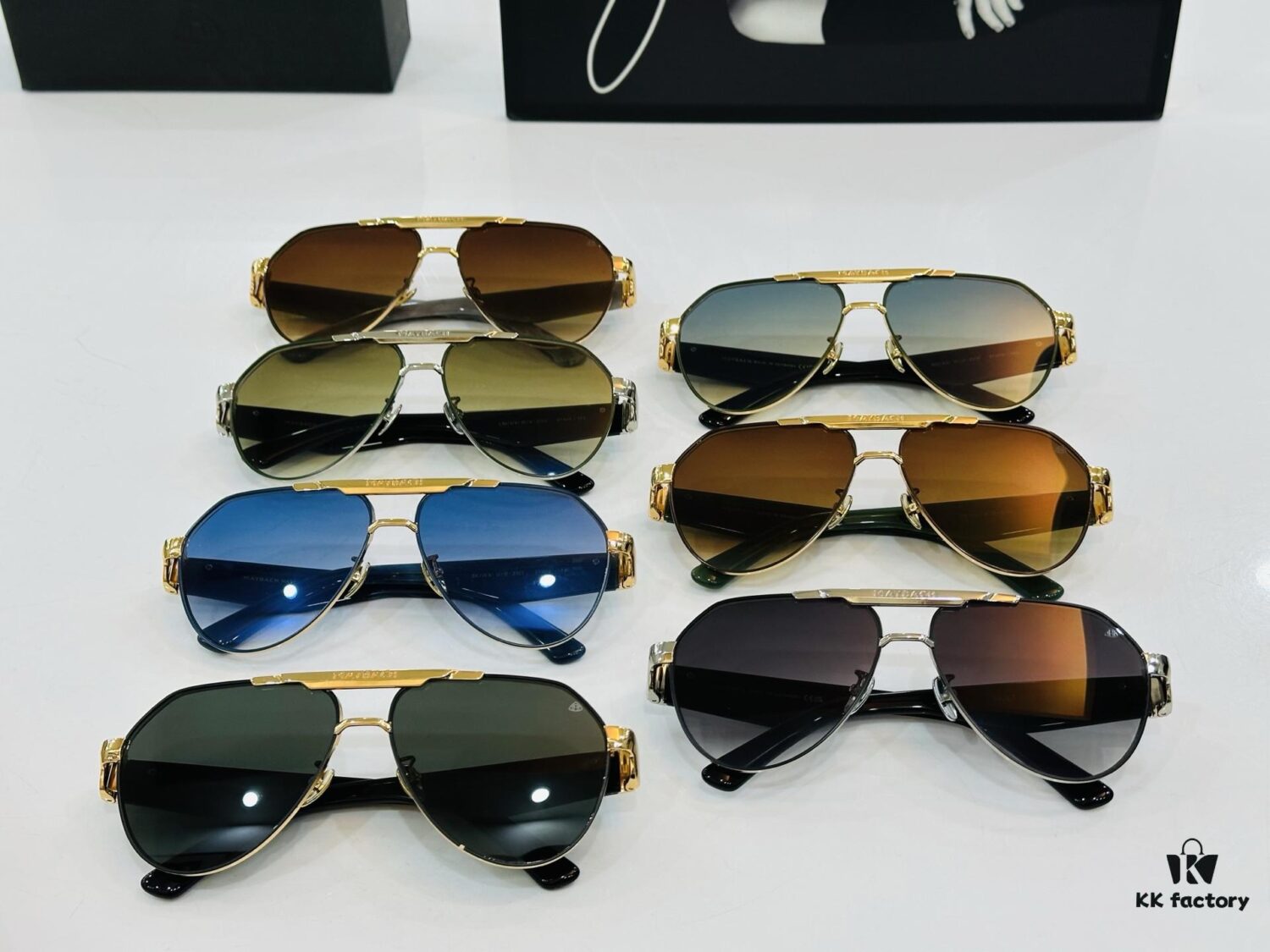 High-Quality MAYBACH Z113 Sunglasses, Exquisite Craftsmanship, Premium Feel, Size: 61-14-142