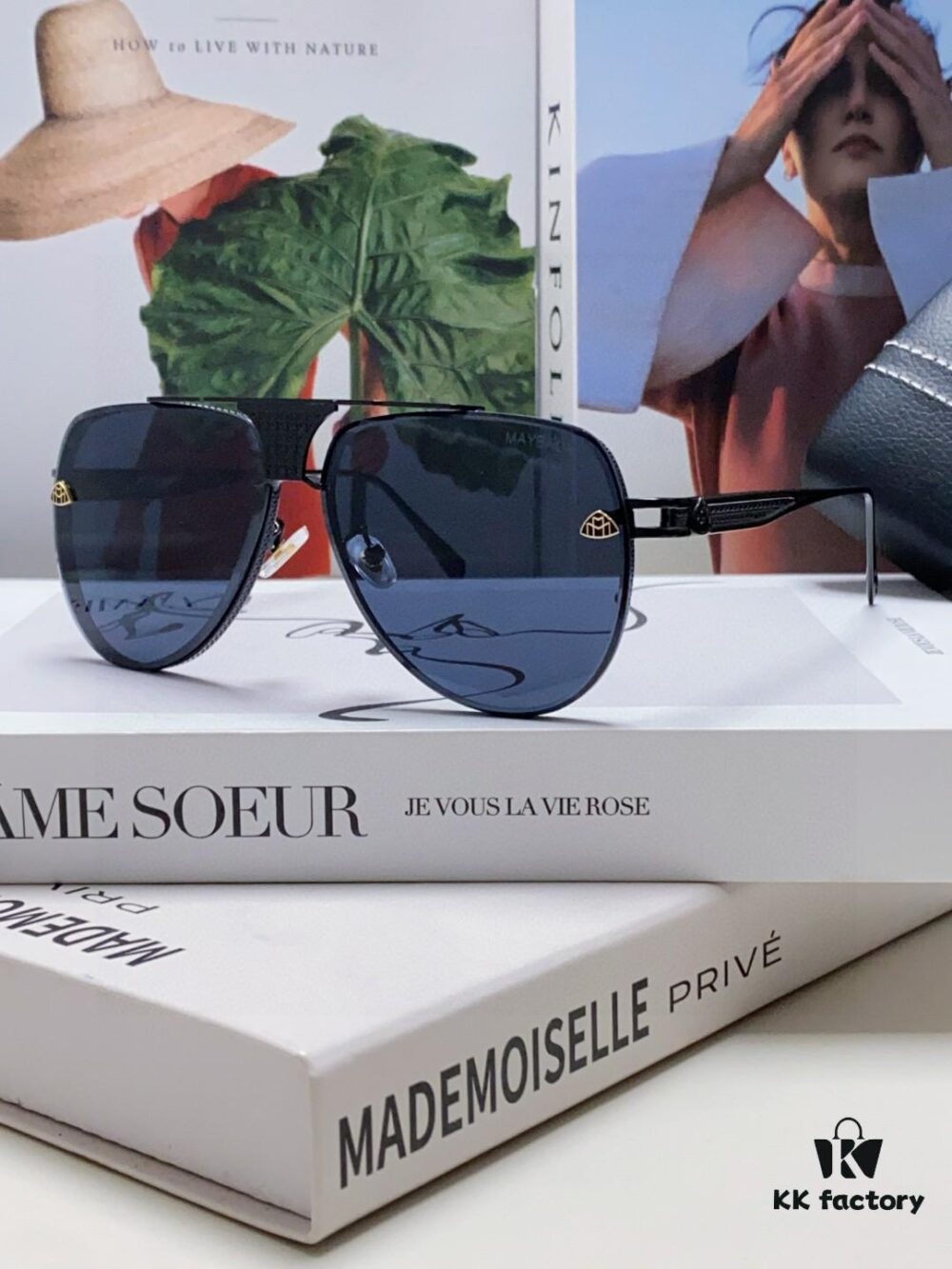 MAYBAC MACHONE Men's Aviator Sunglasses